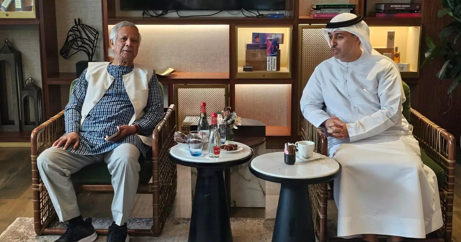 ভিসা নিষেধাজ্ঞা প্রত্যাহার ও আরও কর্মী নিতে আমিরাতের প্রতি ড. ইউনূসের আহ্বান