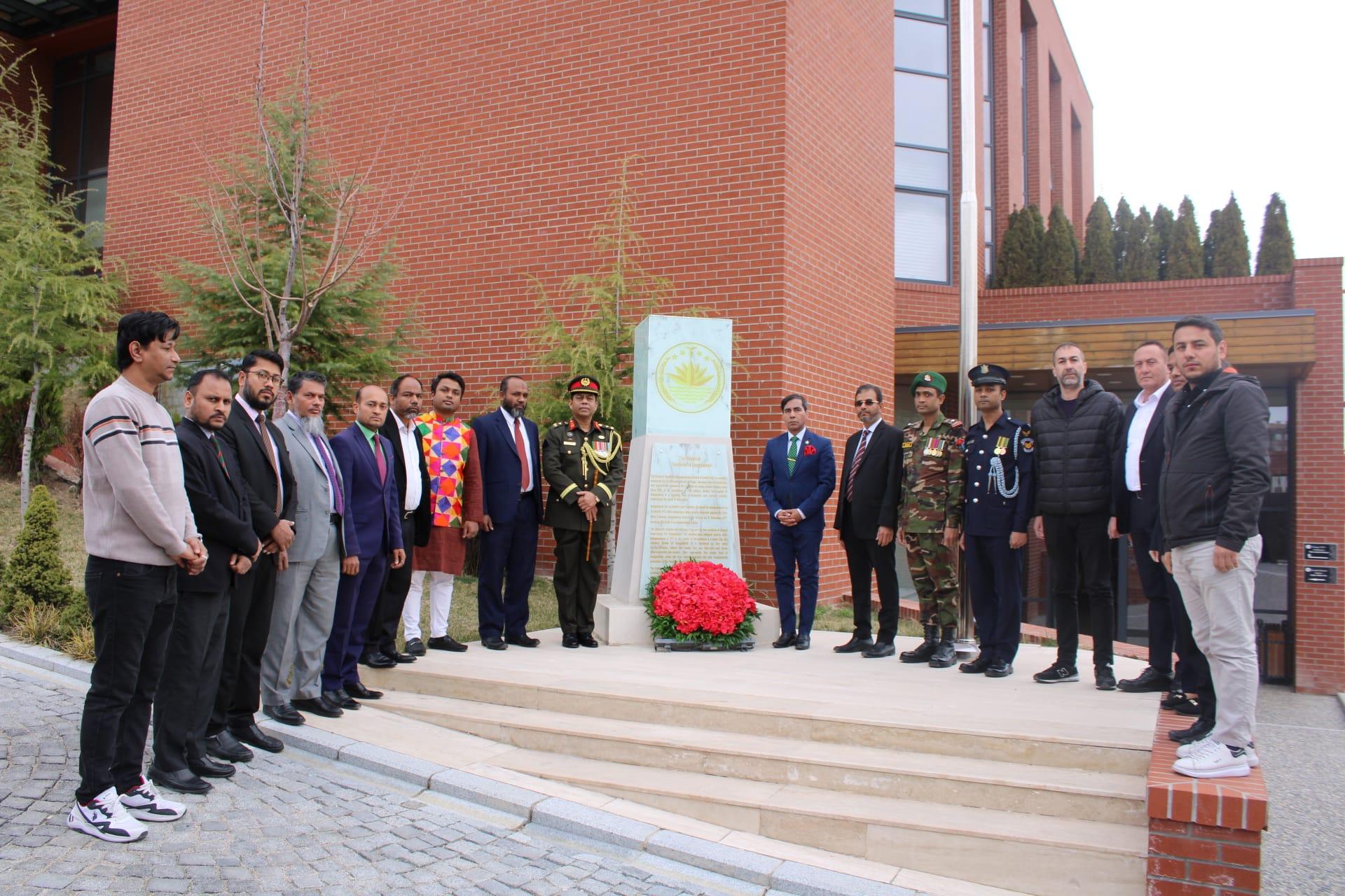 আঙ্কারায় যথাযথ মর্যাদায় মহান স্বাধীনতা দিবস উদ্‌যাপন