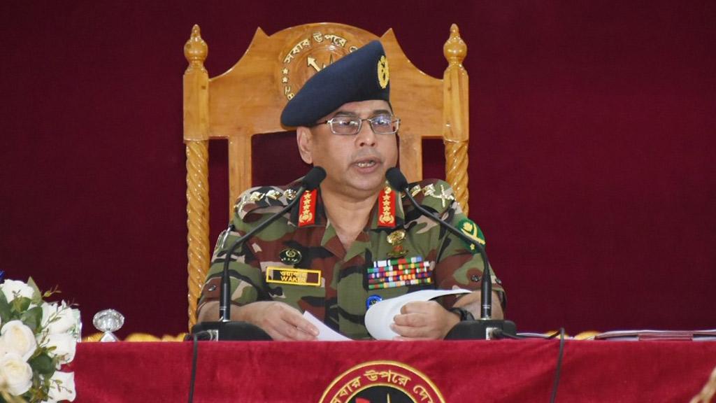 উসকানিতে প্রভাবিত না হওয়ার জন্য সবার প্রতি আহ্বান জানিয়েছেন সেনাপ্রধান
