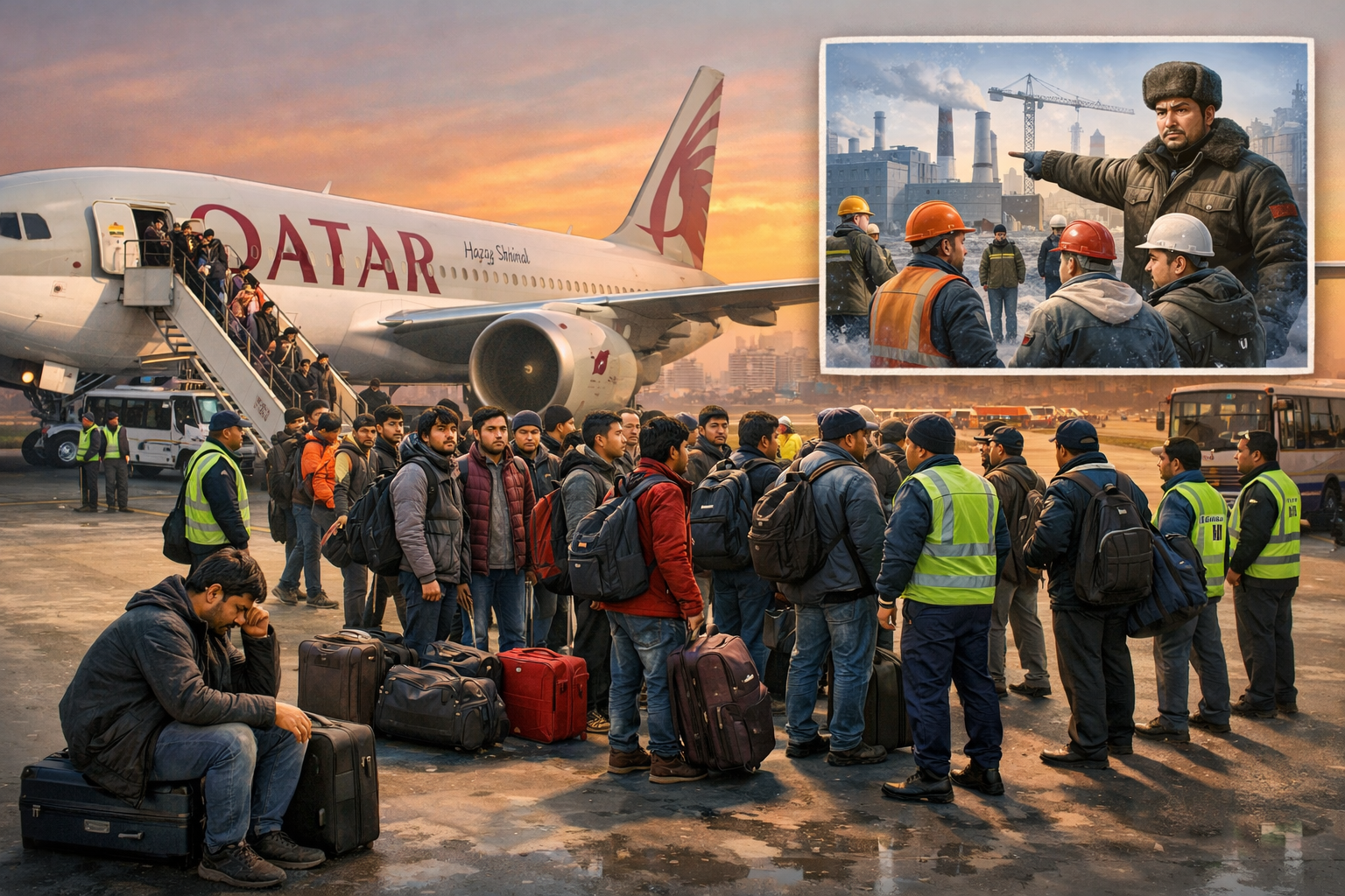 ৩৫ বাংলাদেশি কর্মীকে ফেরত পাঠিয়েছে রাশিয়ার নিয়োগকারী সংস্থা