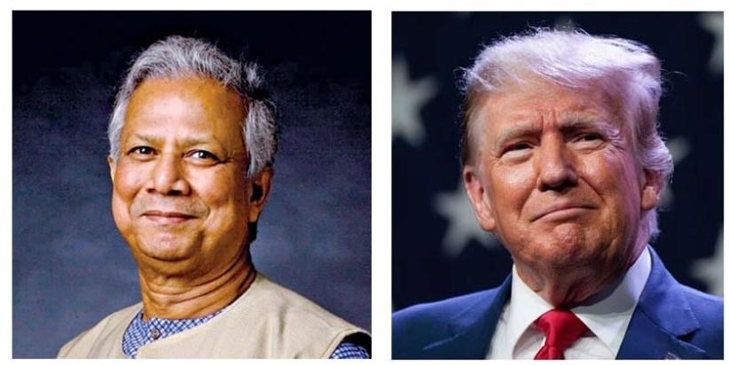 মার্কিন নির্বাচনে বিজয়ী ডোনাল্ড ট্রাম্পকে ড.ইউনূসের অভিনন্দন