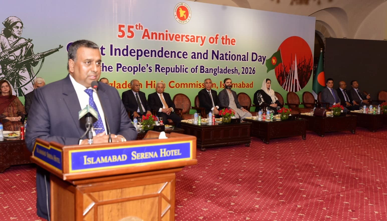 ইসলামাবাদে মহান স্বাধীনতা দিবস উপলক্ষে কূটনৈতিক অভ্যর্থনা