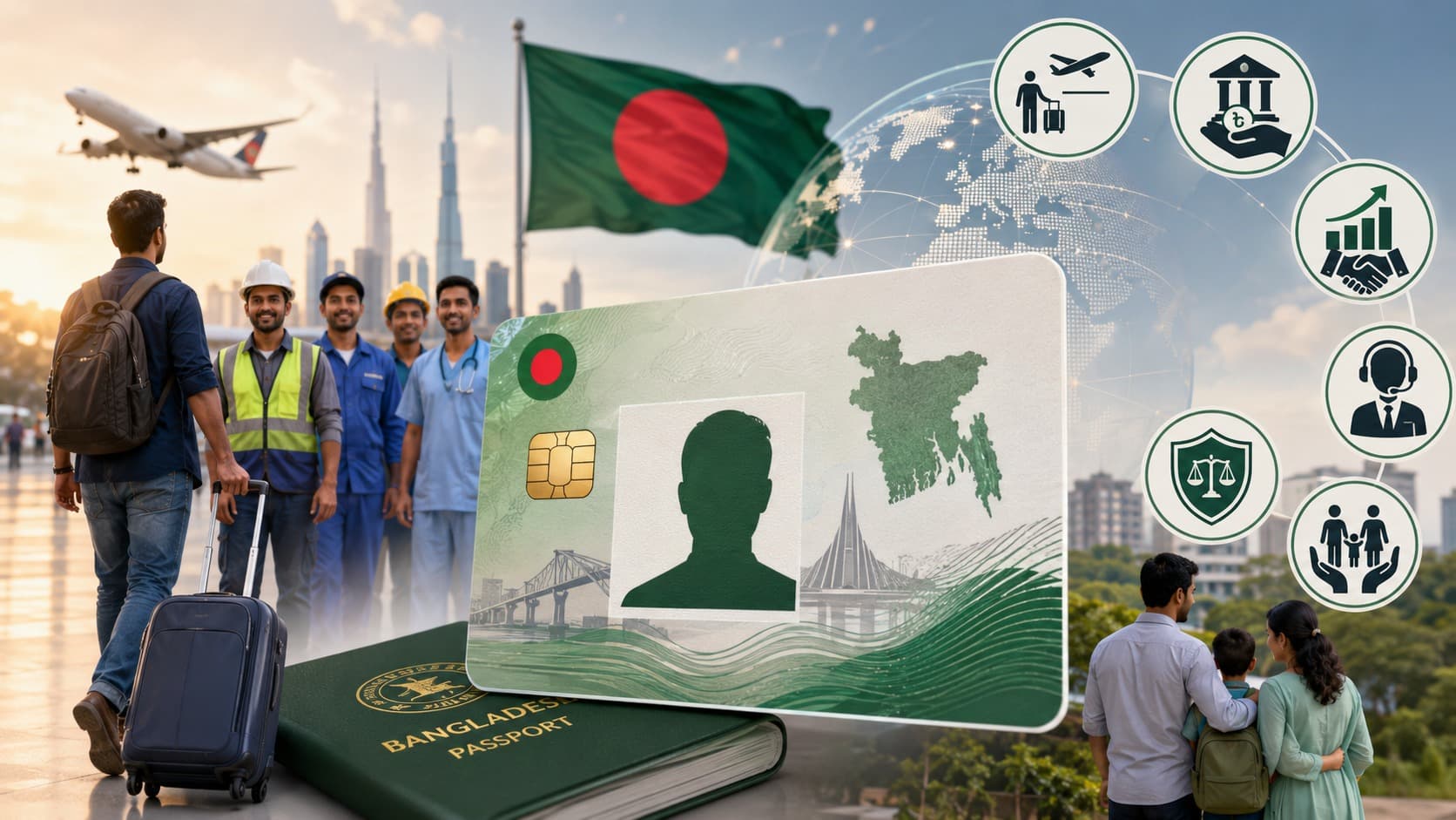 প্রবাসী বাংলাদেশিদের জন্য চালু হচ্ছে প্রবাসী কার্ড, কী সুবিধা থাকবে