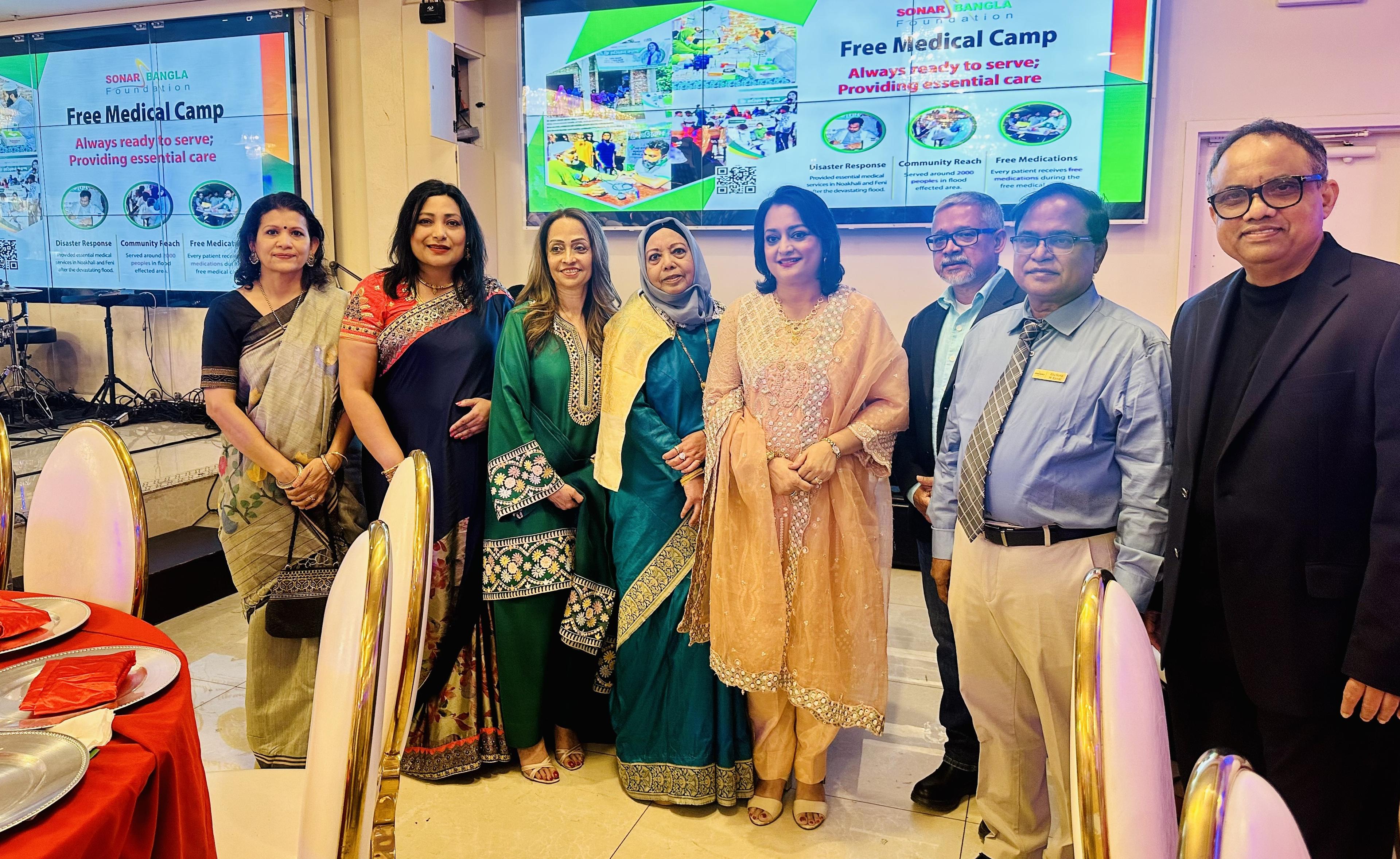 সোনার বাংলা ফাউন্ডেশনের ডায়ালাইসিস ফান্ডরাইজিং অনুষ্ঠানে আমরা