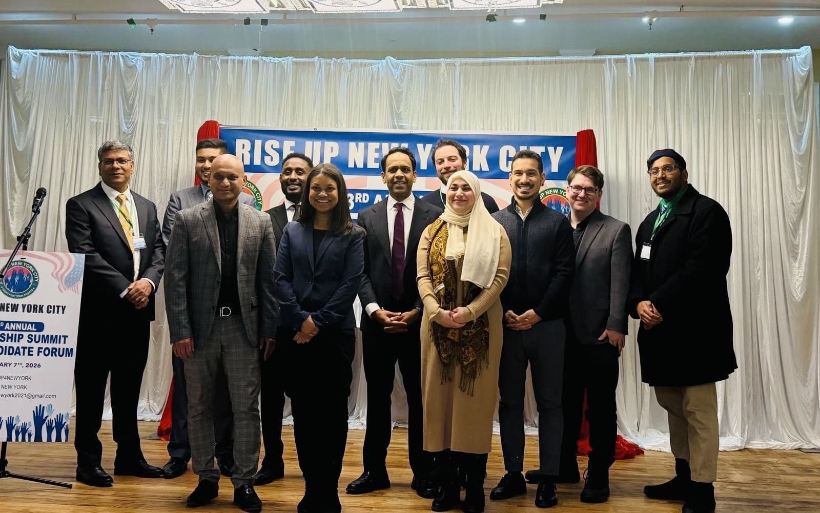 নিউইর্য়কে লিডারশিপ সামিটে প্রার্থীদের সঙ্গে বাংলাদেশি আমেরিকানদের মতবিনিময়