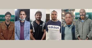 ডেভিল হান্টে সিলেটে আওয়ামী লীগের আরও ৬ জন গ্রেপ্তার
