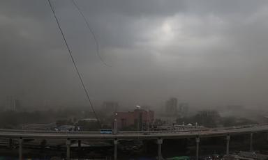 ঢাকায় ৬৬ কিলোমিটার বেগে কালবৈশাখী