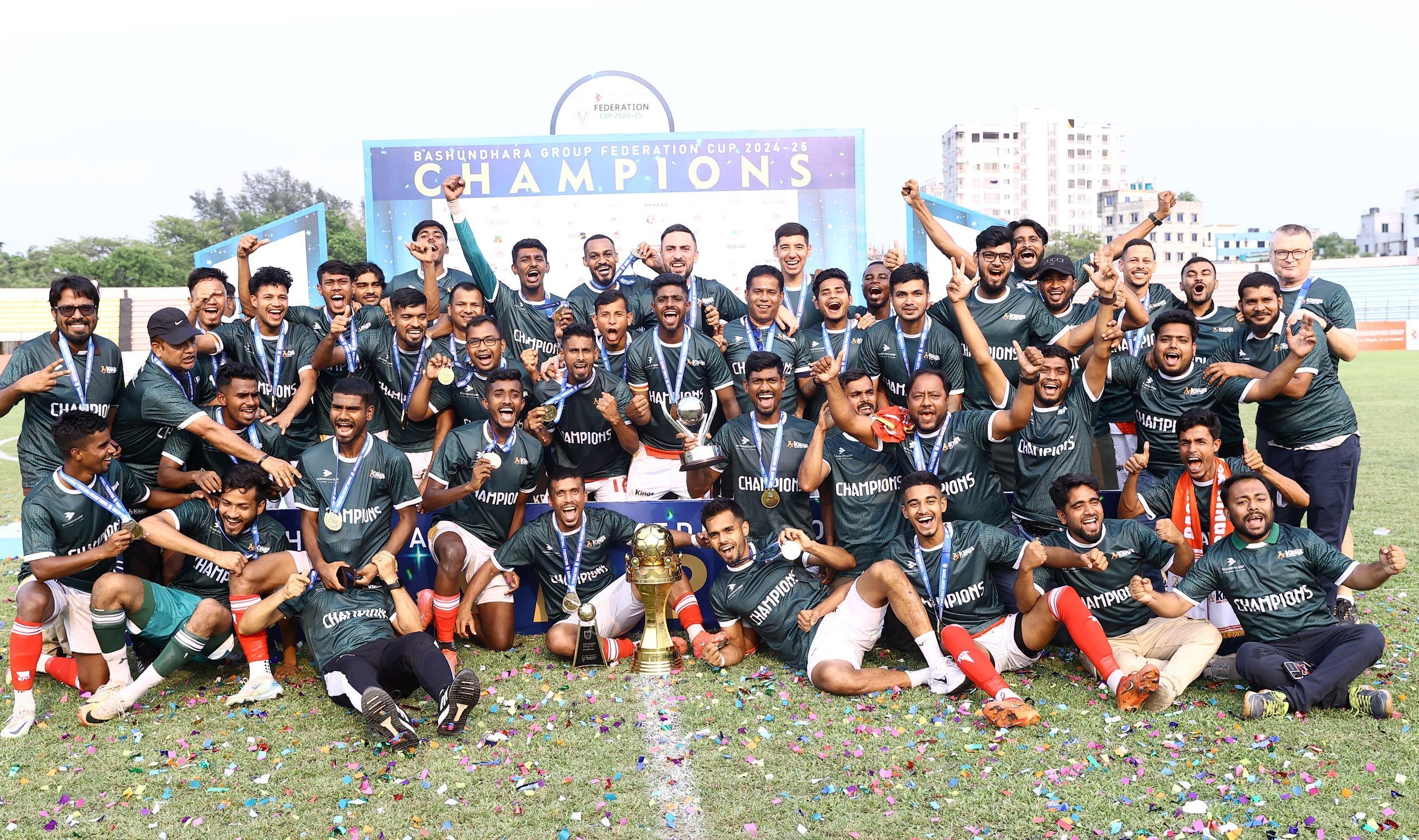 এক সপ্তাহ পর শিরোপার নিষ্পত্তি, চ্যাম্পিয়ন বসুন্ধরা কিংস