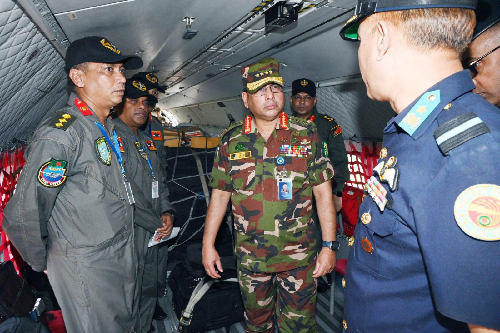 মিয়ানমারে ভূমিকম্পে ক্ষতিগ্রস্তদের জন্য ত্রাণ পাঠাল বাংলাদেশ সেনাবাহিনী