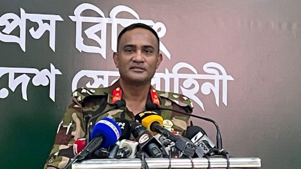 সরকারের সঙ্গে সেনাবাহিনীর কোনো বিরোধ নেই: সেনাসদরের ব্রিফিং