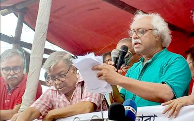 বন্দর নিয়ে সিদ্ধান্ত না পাল্টালে কঠোর কর্মসূচি, রোডমার্চের সমাপনীতে ঘোষণা