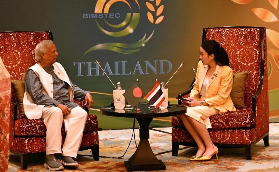 বিমসটেক সম্মেলনের ফাঁকে থাই প্রধানমন্ত্রীর সঙ্গে ড. ইউনূসের বৈঠক