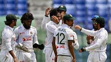 তাইজুল-নাঈমের ঘূর্ণিতে ঘুরে দাঁড়াল বাংলাদেশ