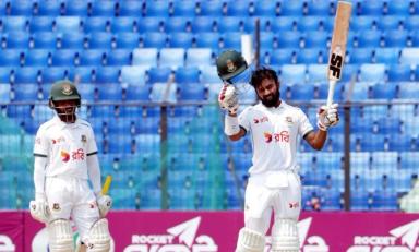 সাদমানের সেঞ্চুরির পরেও দিন শেষে উইকেট হারানোর অস্বস্তি