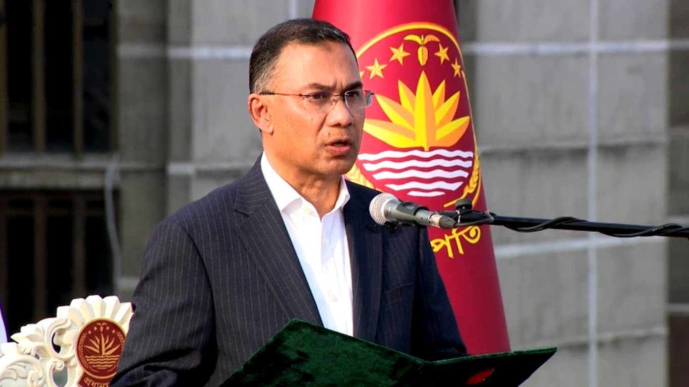 আজ জাতির উদ্দেশে ভাষণ দেবেন প্রধানমন্ত্রী তারেক রহমান