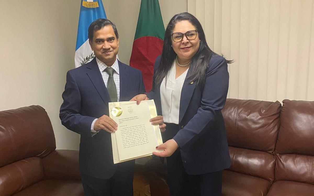 গুয়াতেমালার সঙ্গে দ্বিপক্ষীয় সম্পর্ক আরও দৃঢ়ের আহ্বান বাংলাদেশের রাষ্ট্রদূতের