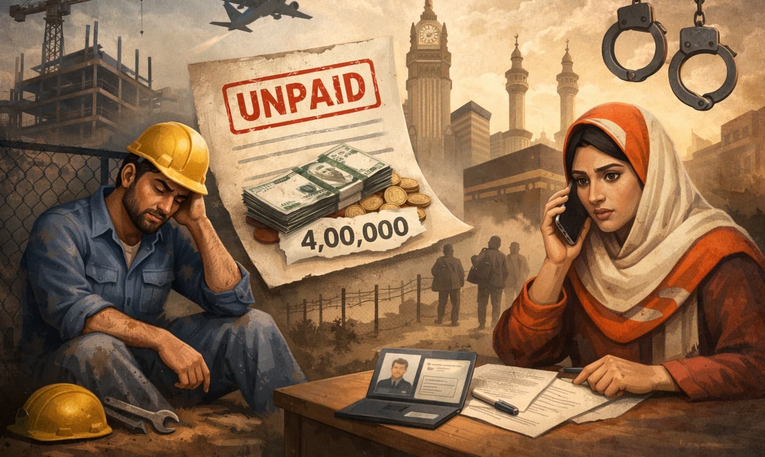 ৬ মাস ধরে বেতন না পাওয়ার অভিযোগ এক সৌদি প্রবাসীর